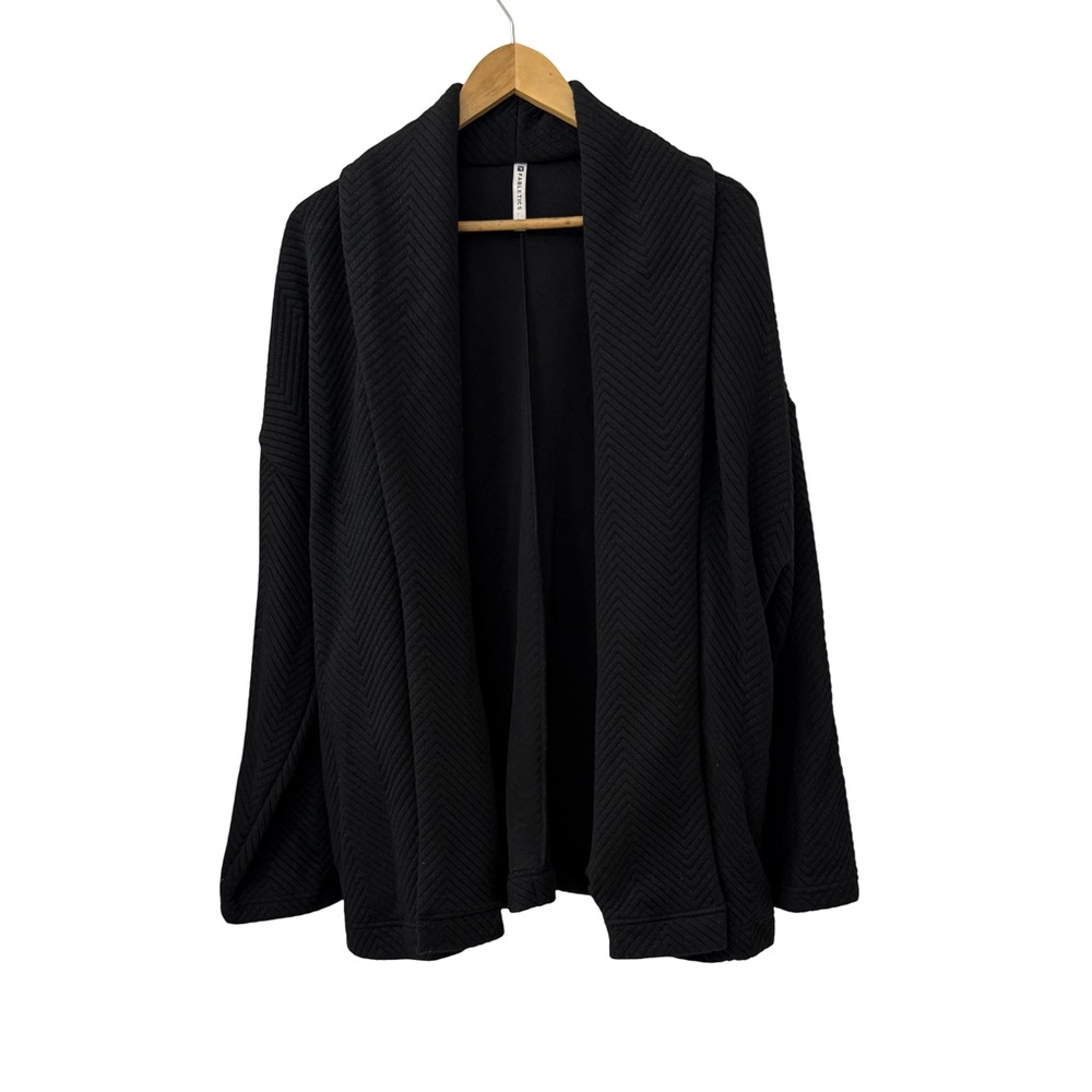 Fabletics Black Chevron Cardigan